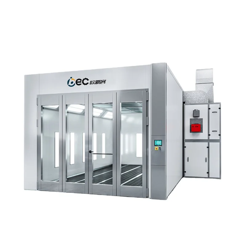 Quality paint booth with Electric/Diesel/Gas heating High efficiency spray paint oven Dust-free environment for paint job oven