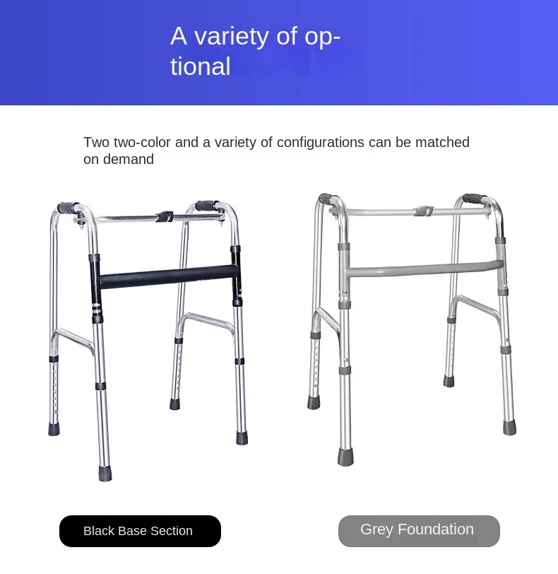Рулонные складные реабилитационные приспособления для прогулок пожилых людей из алюминиевого сплава