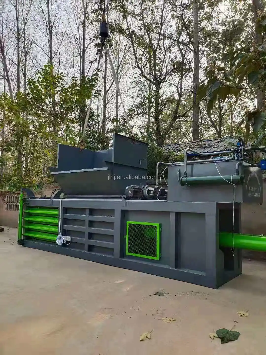 Automatic horizontal balers for waste paper/cardboard hydraulic baler machine/horizontal baling press machine