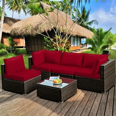 CBMmart  Outdoor Exterior Sofa Set Designs with Modern Style for Apartment Villa Hotel Projects