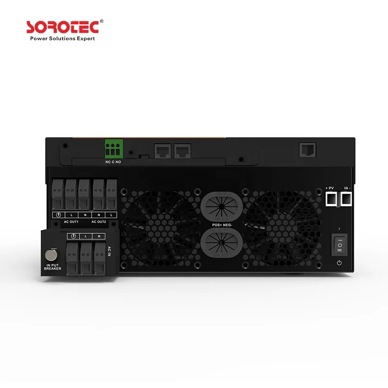 Max PV input current 27A 4kw 6kw solar inverter with dual outputs