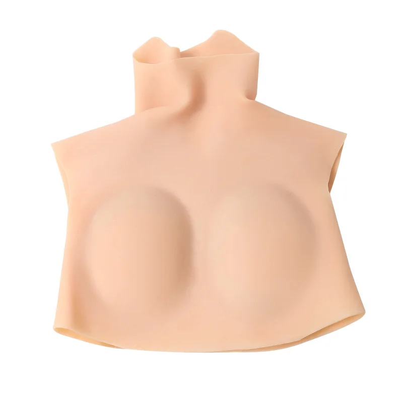 Silicone One Piece Body Suit Silicon Gel With Arm Boobs Male To Female Crossdresser Shemale C Cup