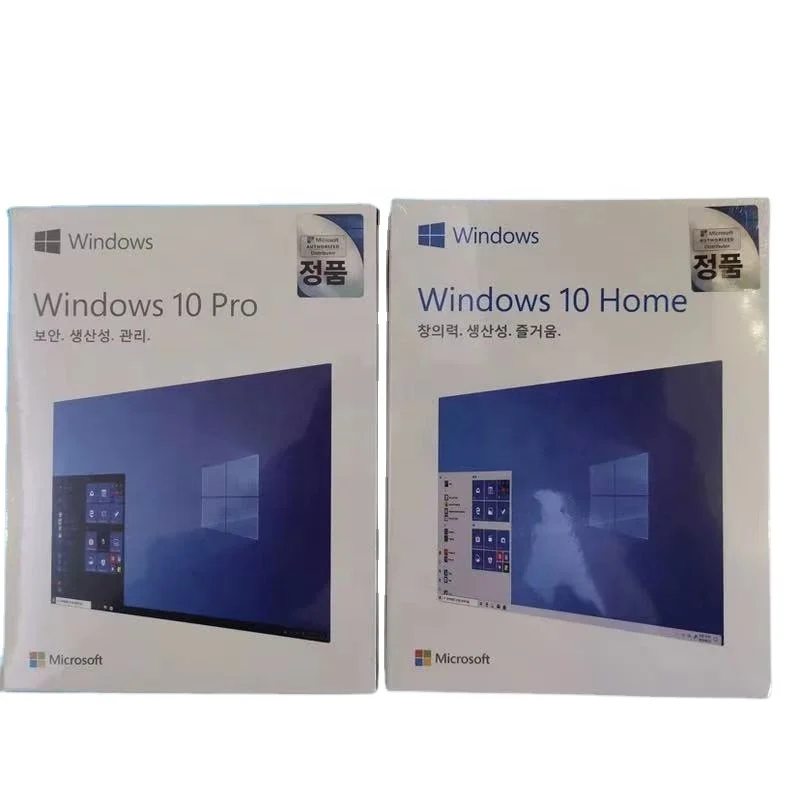 Новый корейский язык Microsoft Windows 10 Home с 3,0 USB флэш-накопителем Win 10 home FPP код ключа онлайн Активация