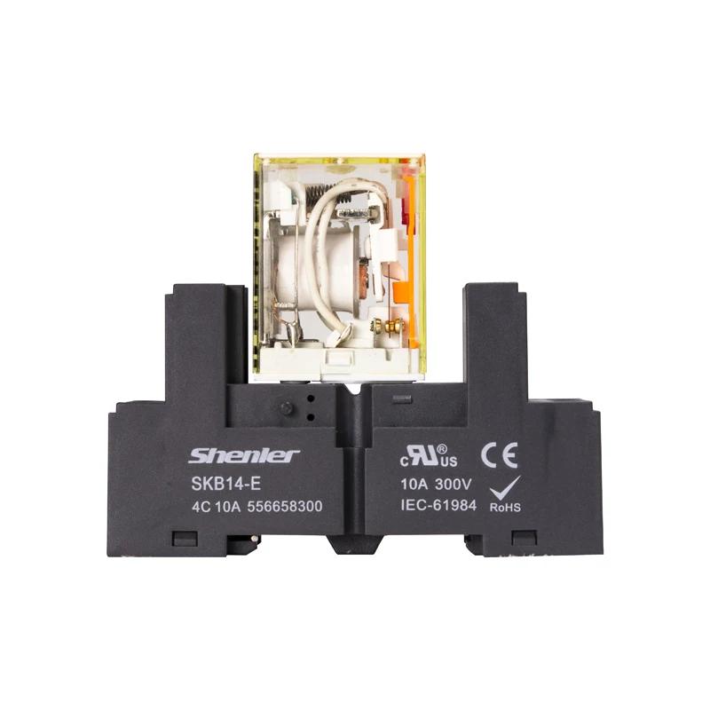 Shenler RKF4CO524LT + SKB14-E промышленности реле совместимый Изготовленный На Заказ Миниатюрный общего Блок изготовителя