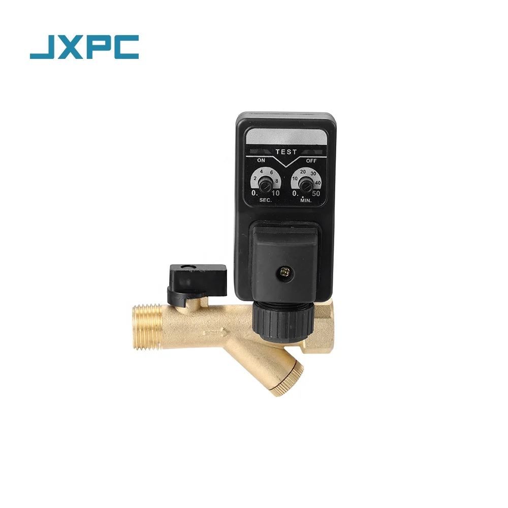 JXPC Series Electric Automatic Drain Valve ASK Series Brass Ball 2in Alloy Material Gas Vacuum Pressure Control OEM ODM