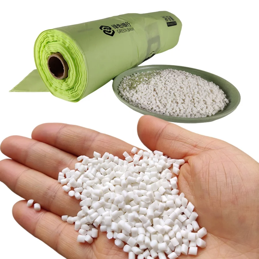Fully Biodegradable Raw Material PBAT Calcium Carbonate Compound Resin for Plastic Bags