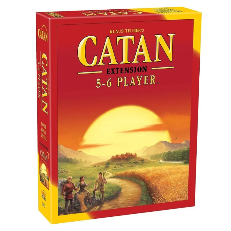 English Version 25th Anniversary Edition Katan Island Fifth Edition Extended Board Game Educational Leisure Toy Game Card