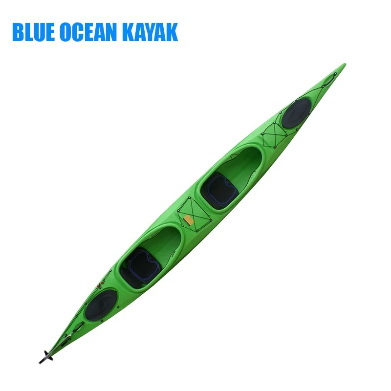 Double Sea kayaks  Fishing Cheap Two Person Sit In Plastic from BLUE OCEAN KAYAK
