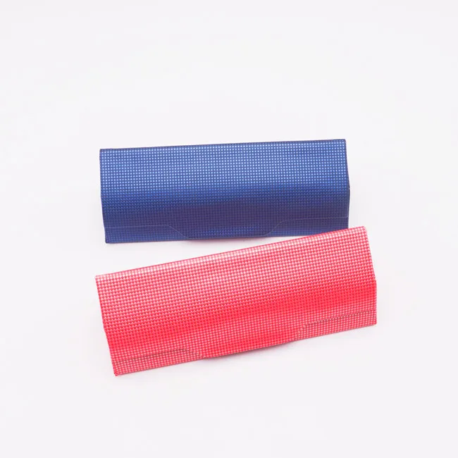 Factory cheap hot sale sunglasses case glasses case high quality glasses case with red/yellow