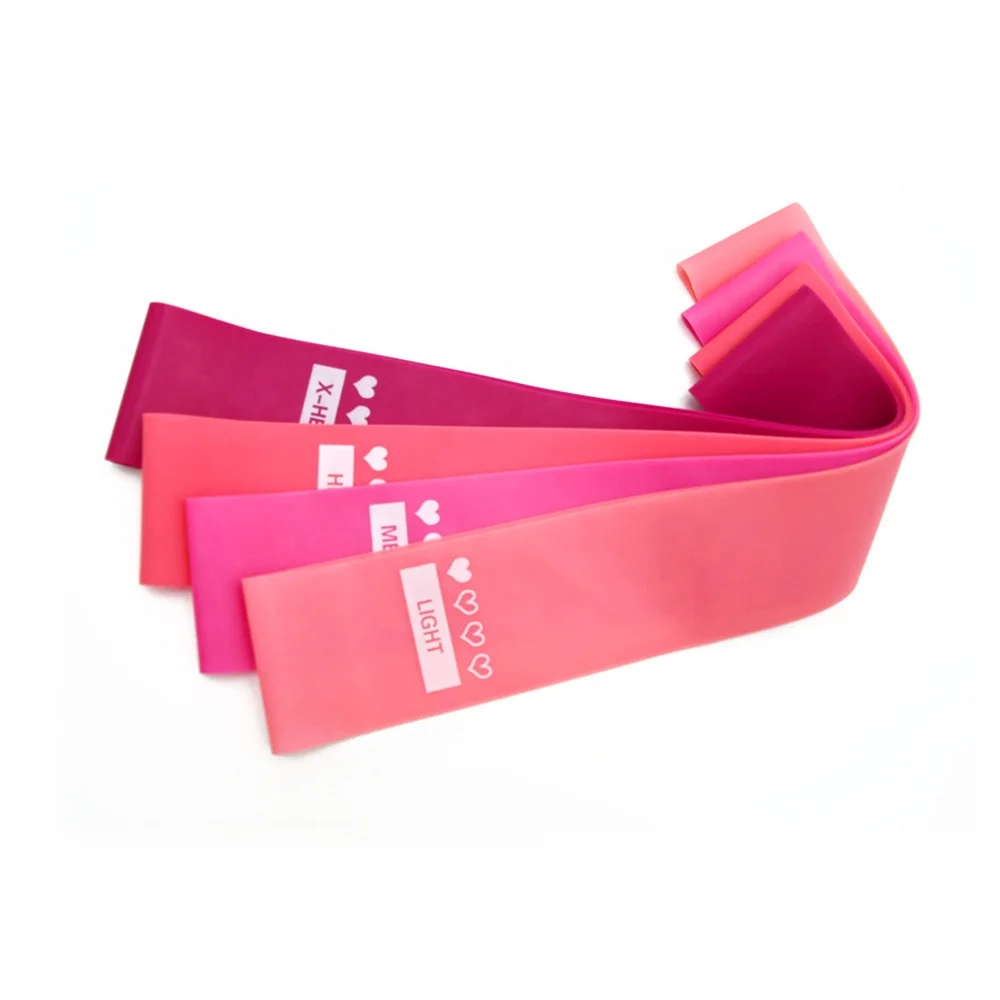 
Hot Sale Resistance Bands Set Exercise Workout Booty Latex Band for Legs and Butt Loop Fitness Equipment for Women 