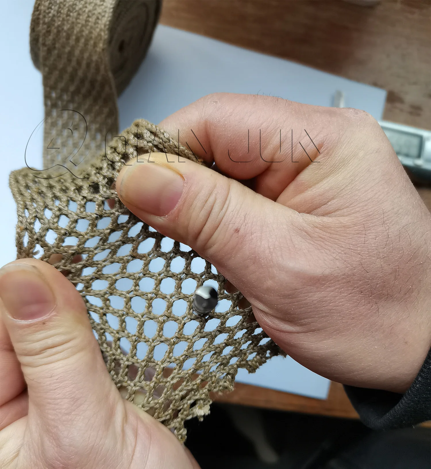 Car Rear Glass Prevent Mold Marks Ring Mold Mesh Belt Covering Stainless Steel Mesh Strip on Glass Tempering Furnace