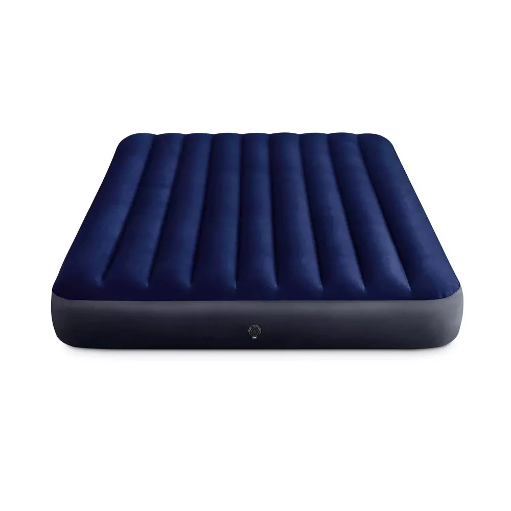 INTEX 64755 stripe flocking Double person 183CM King Classic Downy Airbed inflating camping mat inflatable mattress