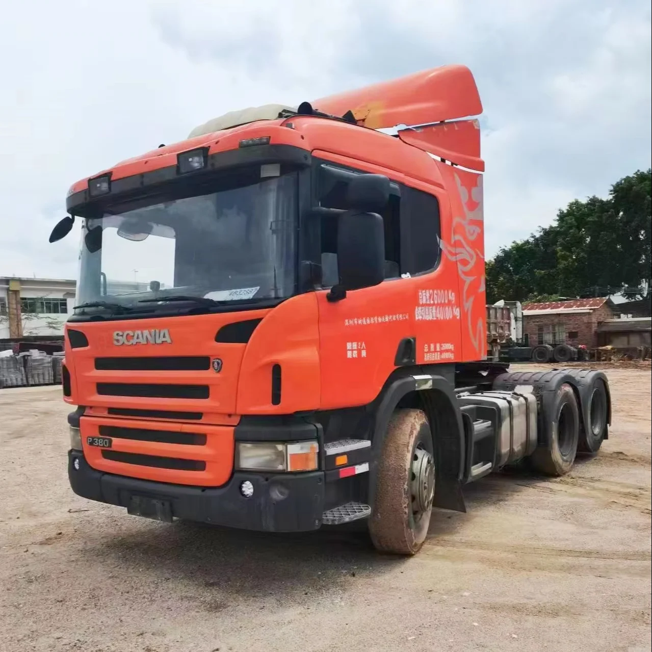 High quality Tractor Truck head SCAN IA P380 6x2 Used Trailer truck head for sale