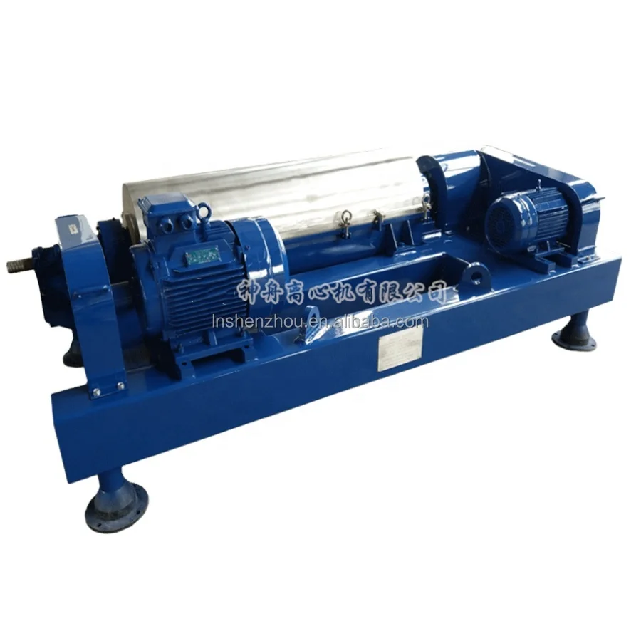 Horizontal decanter centrifuge for solid liquid separation automatic screw sedimentation discharging