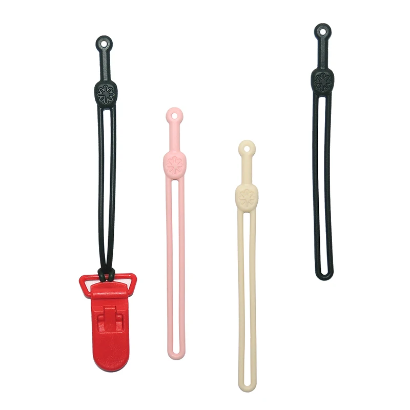 Wholesale 11cm soft stretch Cute Wrist Strap mobile phone Lanyards Waterproof Wallet short Silicone Lanyard