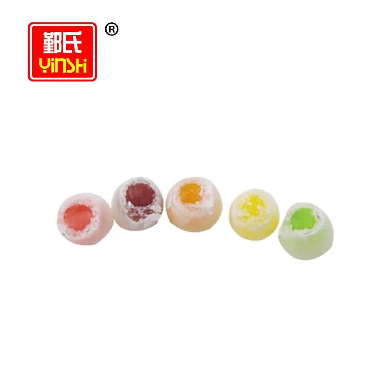 Water Drop  Fruit Flavor Crispy Soft Jelly Chewy Candy Gummy Candy in Zipper Bag