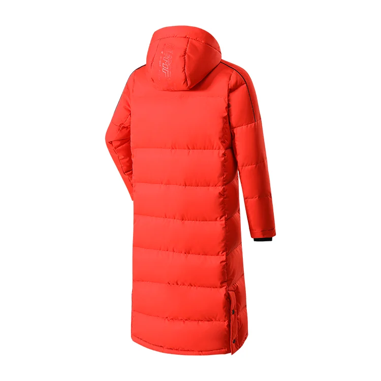 Kempgear Light Fashion Zipper Lady Hooded Puff New Design Puffer Coat Long Winter Down Jacket