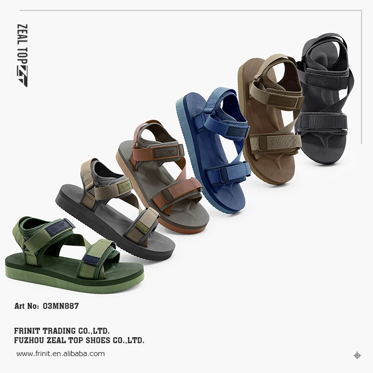 New Light Weight Flat Platform Beach Trekking Sport Sandal Wholesaler Casual EVA Outdoor Sandals slide men shoes