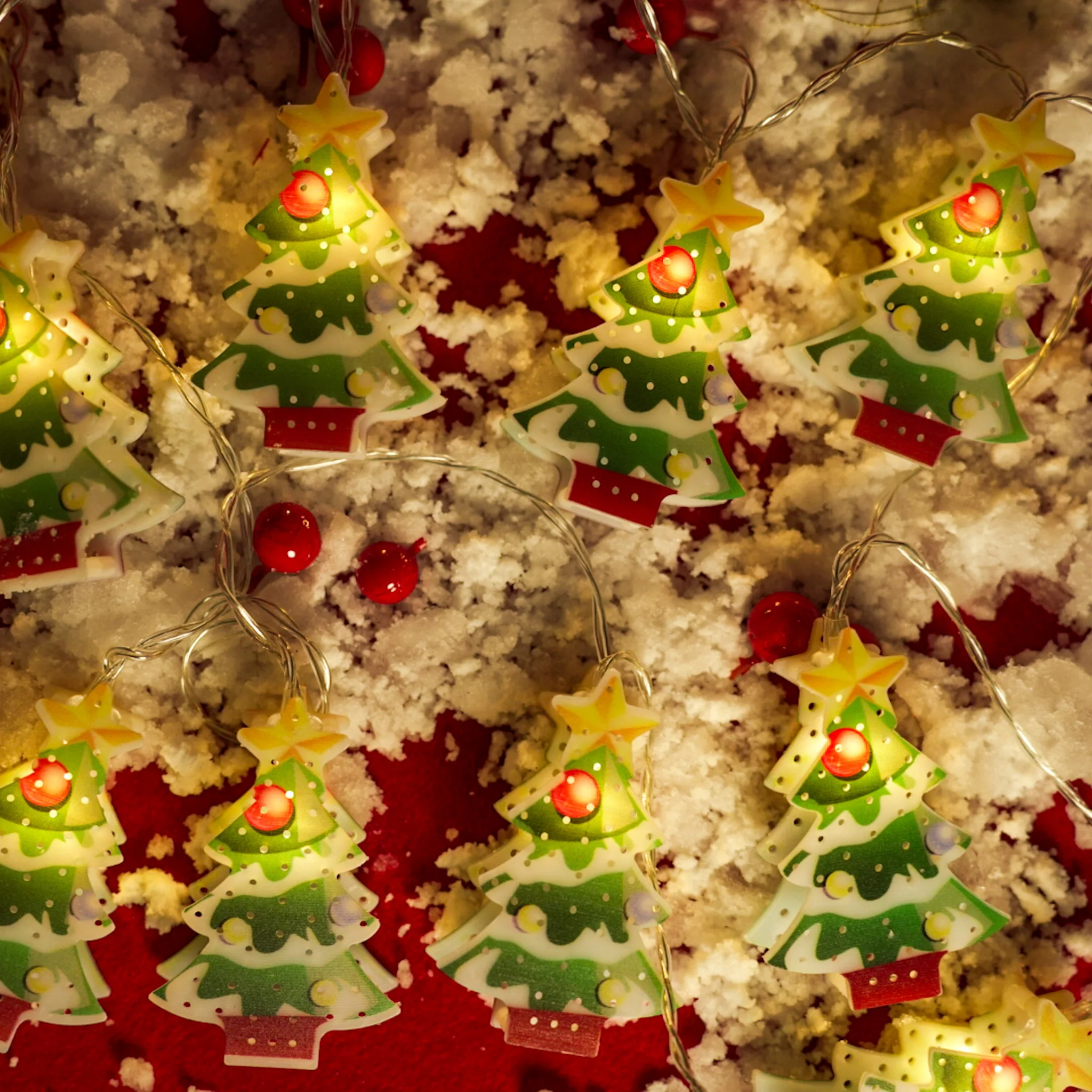 2022New Christmas tree Decorative Lamp Outdoor Indoor Holiday Christmas Bedroom Battery String Lighting Festival light