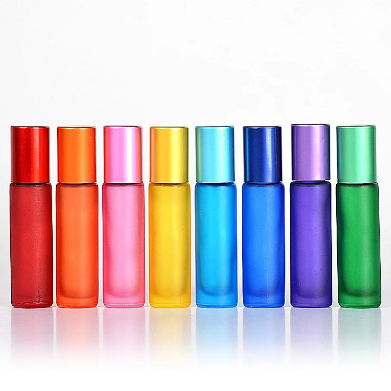 Low Price Easy Carry Wholesale 10ml Empty Mini Perfume Cosmetic Glass Roll On Bottle With Cap