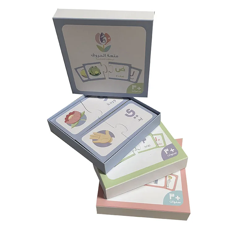 Wholesale Custom Kids Educational number and letter match puzzles
