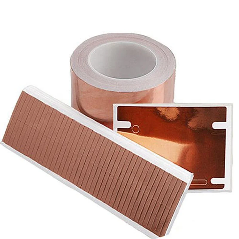 Conductive copper foil molding, golden copper foil sheet, electromagnetic shielding copper foil tape