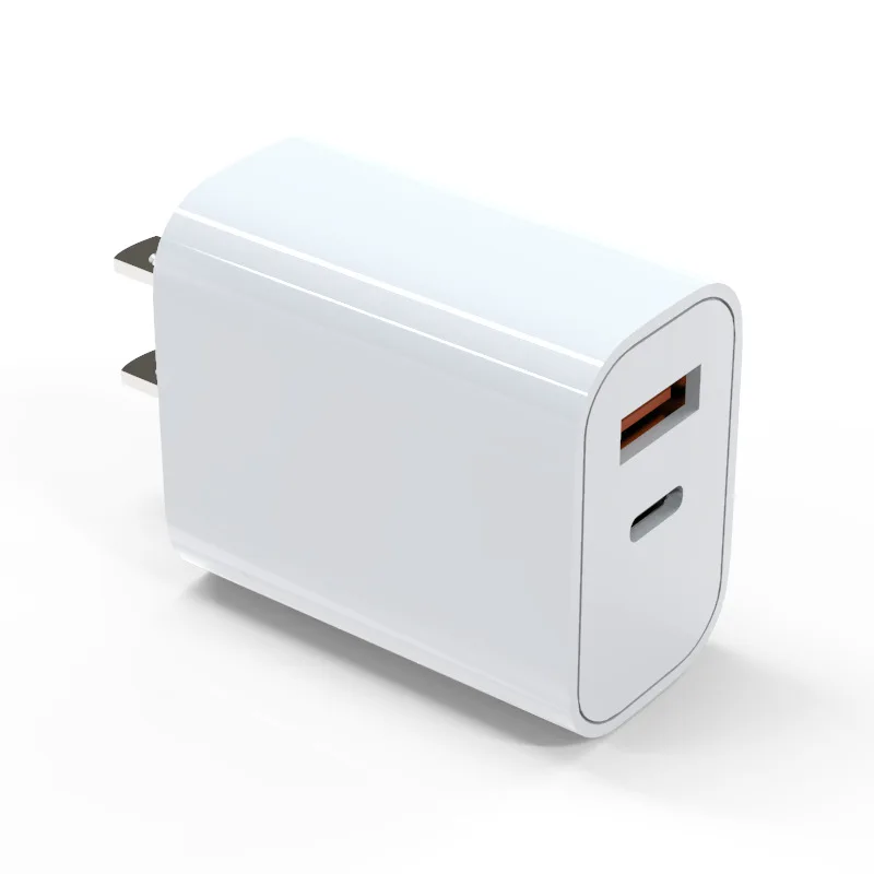 Factory 18W 20W EU AU UK US Dual Port Plug Type C Usbc QC 30  Quick Charging Block Cell Phone Adapter Wall Charger