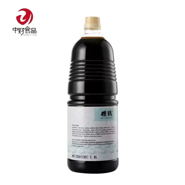 Oem Factory Tasty Flavor Seasoning Dark Soy Sauce1.8 L Teriyaki Sauce