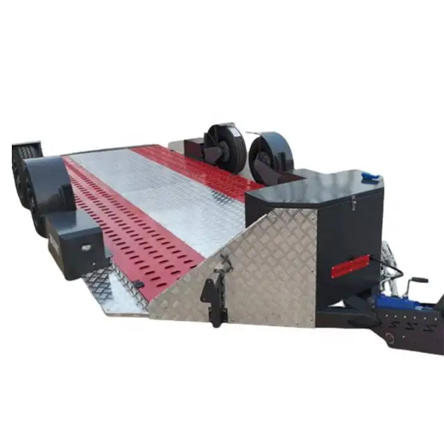 Xuyang self lifting hydraulic platform deck truck trailer dolly trailer for sale