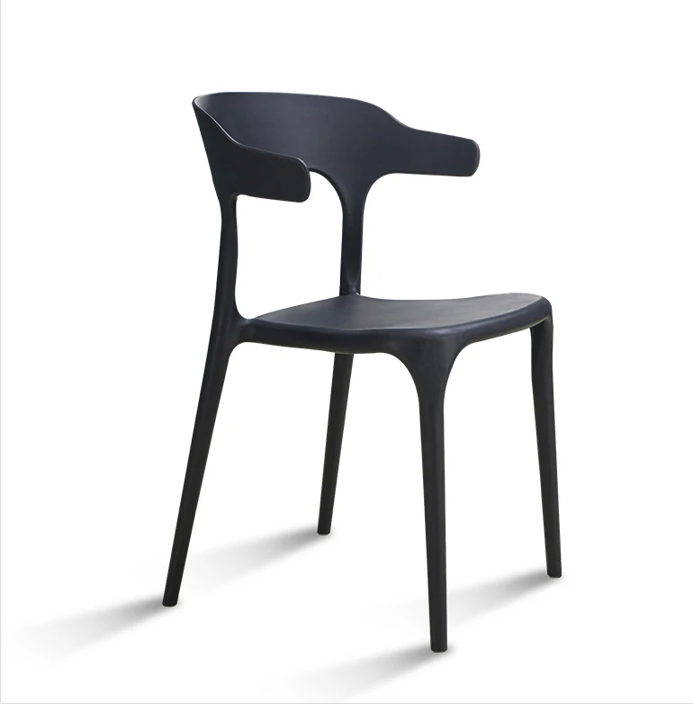 China new modern colored plastic cafe table chair