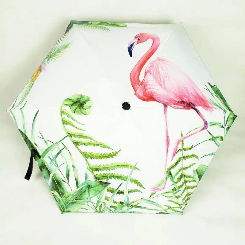 Fashion Heat transfer printing umbrella automatic 5 fold umbrella for European market foldable umbrella with logo print