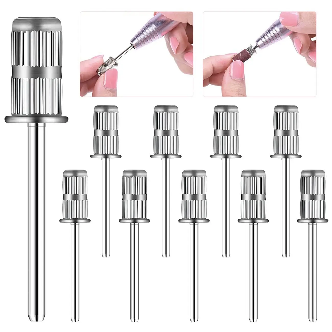 Milling Cutters Tungsten steel Milling Nail Drill Bit For Manicure Remove Gel Nails Accessories
