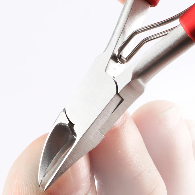 Nail Cuticle Cutter Grooming Tool Finger Toe Nail Dead Skin Scissor Nail Clipper Nipper Manicure Tool with ABS handle