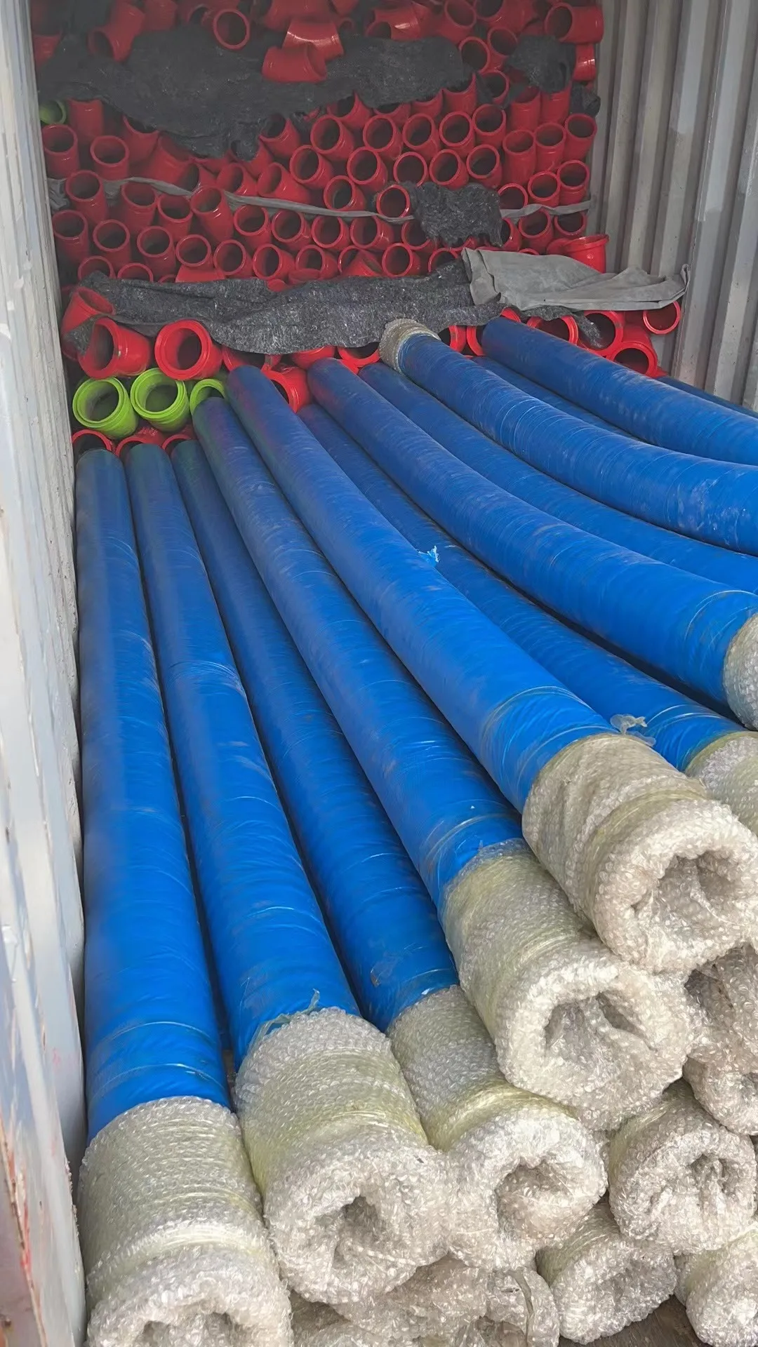 concrete pump spare parts rubber hose with  double flanges