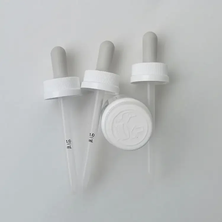 In stock double wall ribbed pressure screw cap minoxidil hair growth serum oil bottles
