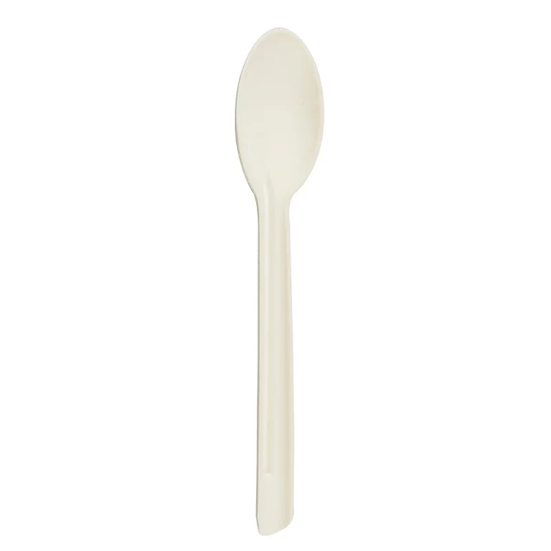 Sugarcane Bagasse Pulp Edible Cutlery Fork Spoon Knife Mealtime Dinner Biodegradable Cutlery Set