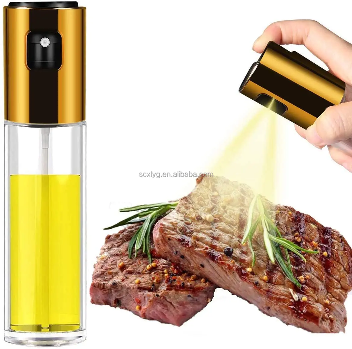 kitchen(100ml)Cheap Pressure Seasoning Food Spray Bottle Kitchen Glass Olive Oil Sprayer