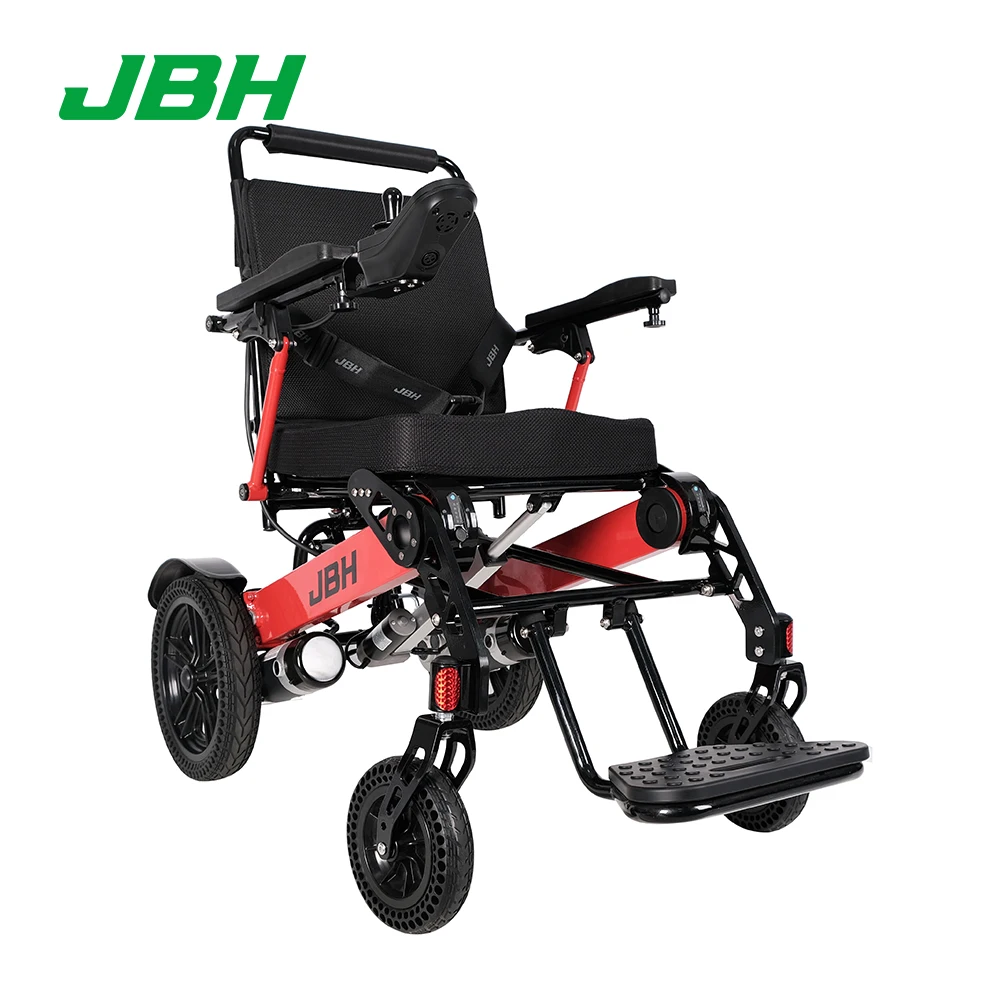 JBH D19B China factory supply lightweight electric wheelchair for disabled people