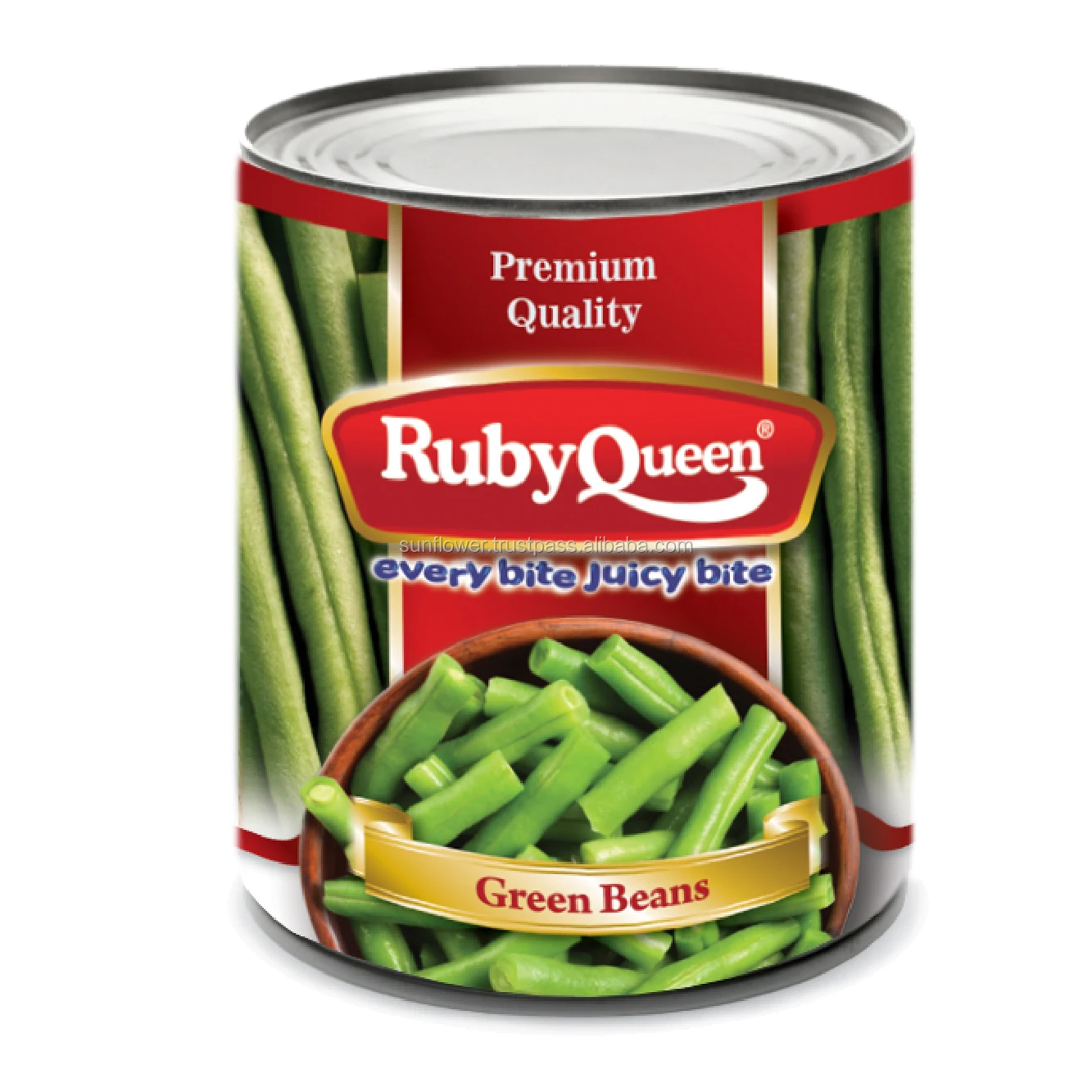 
Caned Geen Beans in Brine 