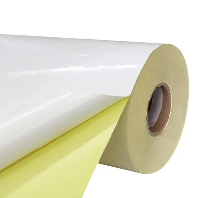 Self adhesive glossy cast coated paper & film label for dry toner print coated printing sticker photo paper label