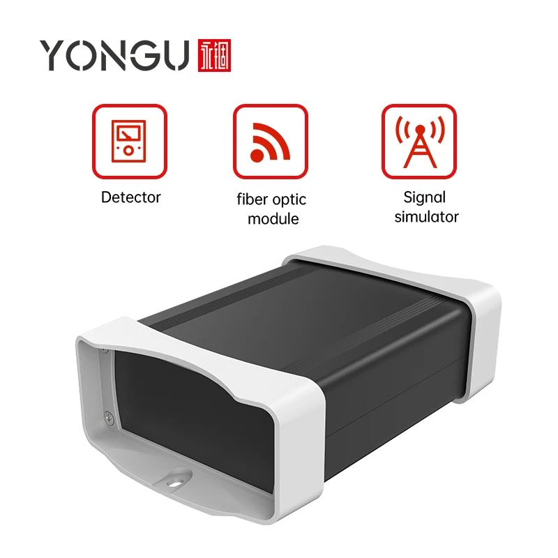 Yonggu K06 88*38mm Signal Simulator Housing Industrial Equipment Metal Box Aluminum Electronic Enclosure With Plastic Panel