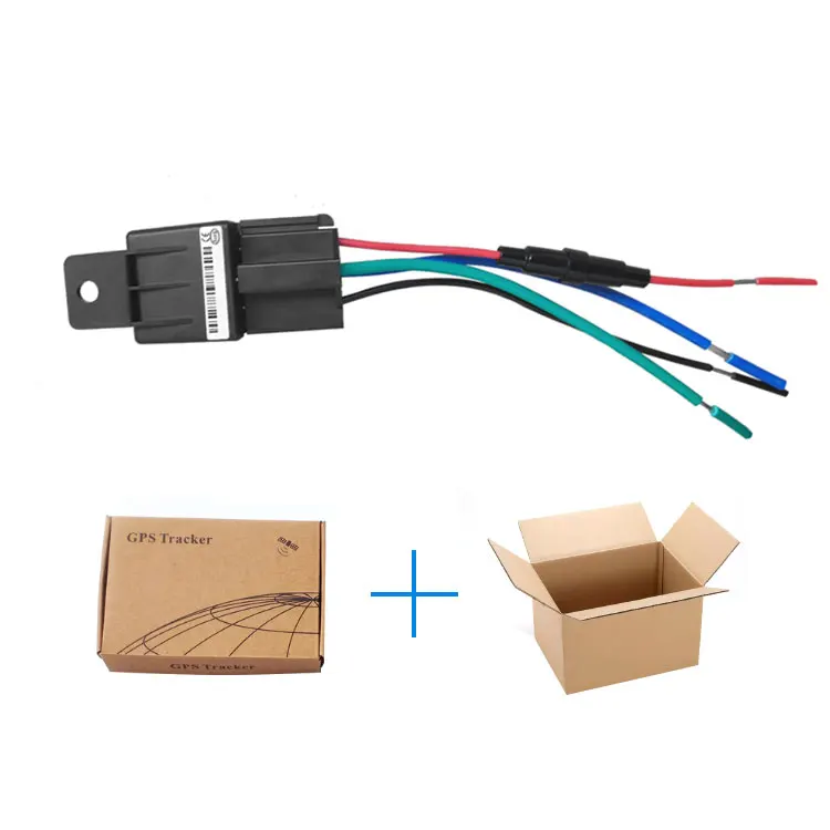 Yuntrack CJ720-4G Real timing Relay Vehicle GPS tracker without SIM card