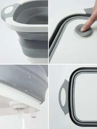 Многофункциональная Складная сливная корзина для раковины для кухни и дома