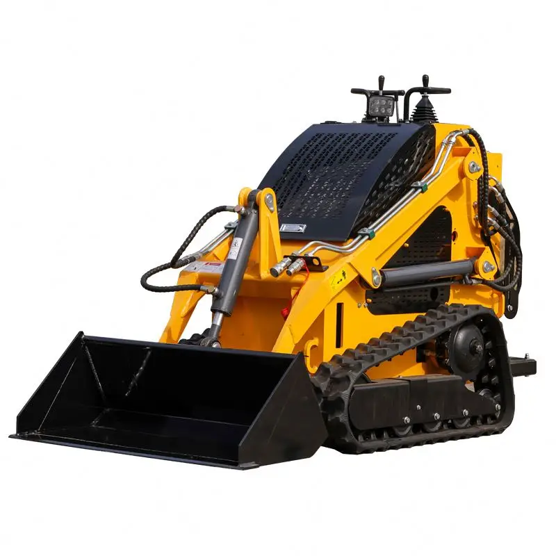 Mini Skid steer Loader for sale Mini With Attachment Forest Mulcher bucket Lawn Mower Snow blower