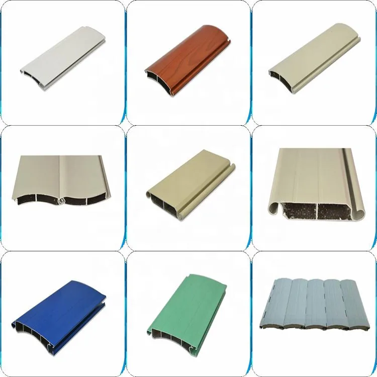 Extruded Aluminium Alloy Profiles Electric Roller Door Slats For Roller Shutters