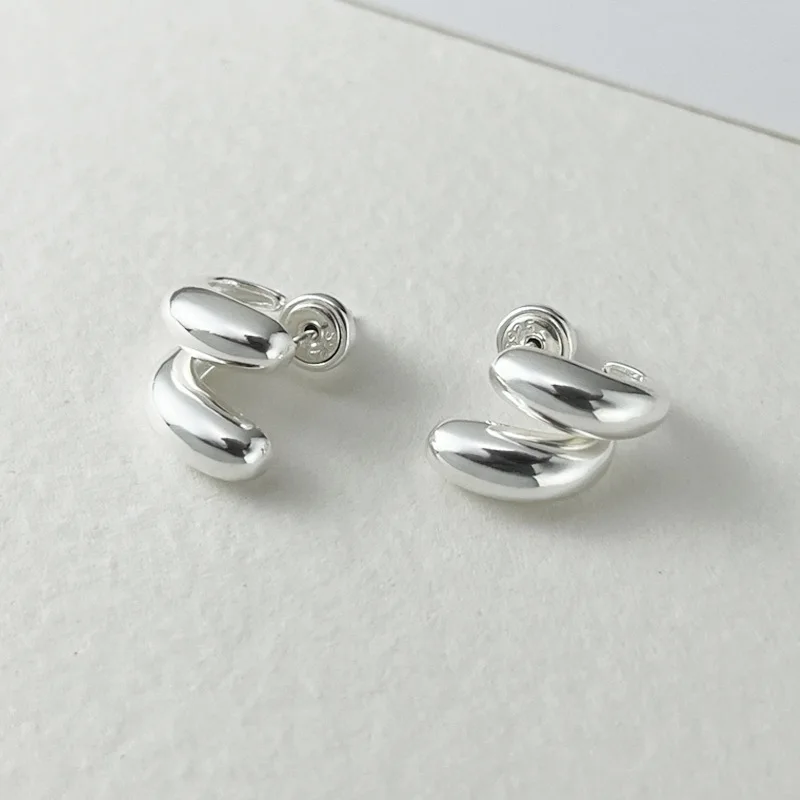 Designer Fashion Sterling Silver Earrings Wholesale Jewelry for Woman