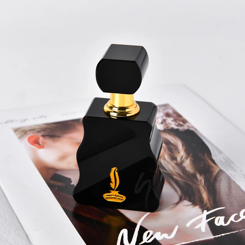 Customize Your Logo 3ml Empty Packing Bottle Black Luxury Glass Perfume Bottle