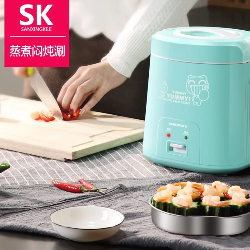 Household kitchen appliances automatic cooking rice cooker 1.2L smart rice cooker