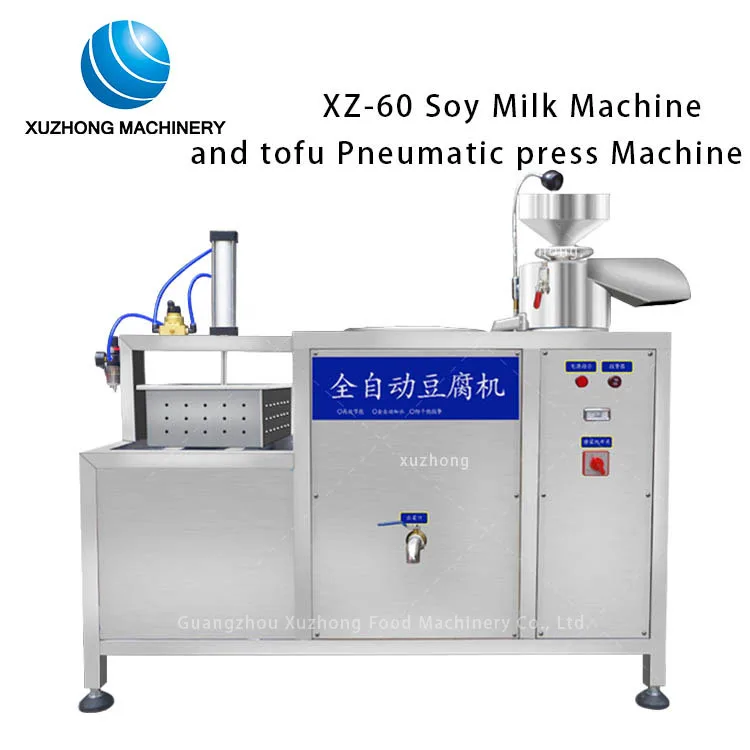 Automatic Cheese Press Tofu Machine Maker China Manufacturer Stainless Steel Tofu Pudding Soymilk Production Line Tofu Machine