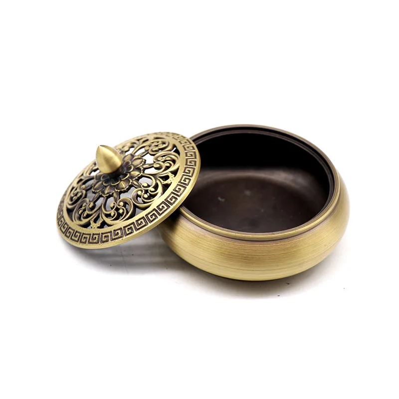 Металлическая курильница с вырезами, курильница на заказ для чайной церемонии, курильница для украшения дома